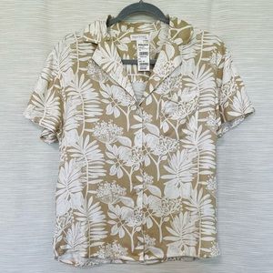 Full Tilt tropical button-up shirt